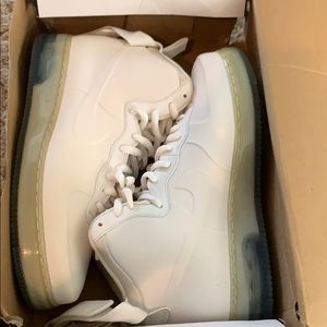 Brand new nike air white shoes size 10.5